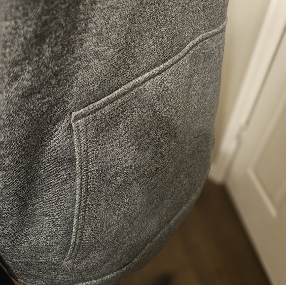 Boys Adidas Gray and Blue Sweatshirt with Classic Design - Picture 3 of 4